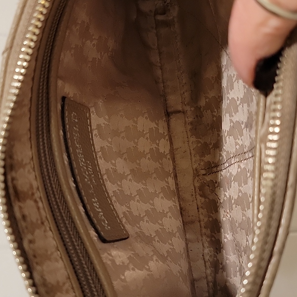 Karl Lagerfeld Crossbody Tan Purse - Picture 6 of 12